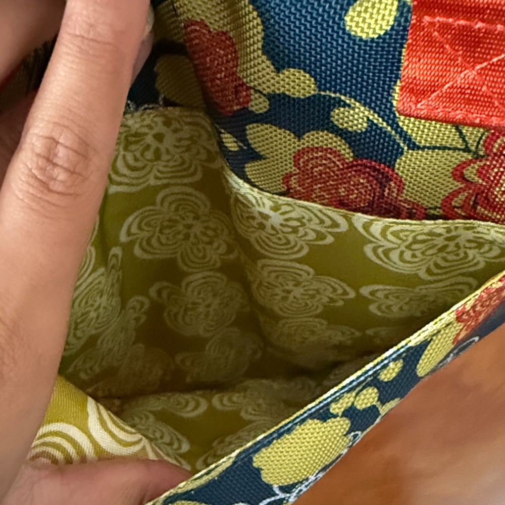 Haiku Floral Shoulder Bag In Yellow And Red View 4